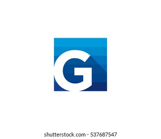 Letter G Square Logo Design Template Element