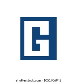 letter G in the square vector logo.