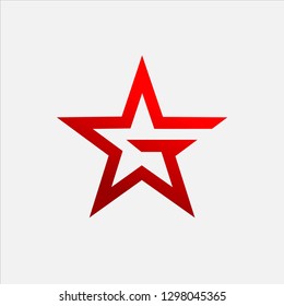 Letter G Star Vector