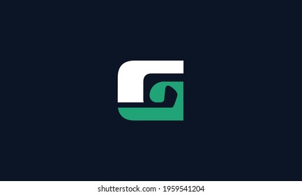 Letter G With Stick Golf logo vector icon illustration