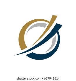 Letter G Swoosh Logo Template Illustration Design. Vector EPS 10.
