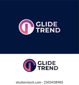 Letter G T glide trend logo design ideas business name editable vector template  royalty free image