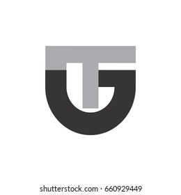 letter g and t logo