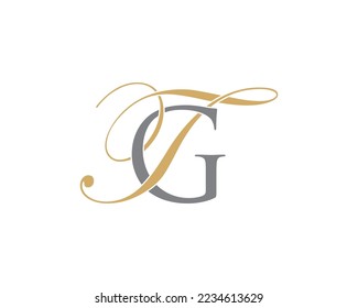 Logo des Buchstaben G und T Symbol 001