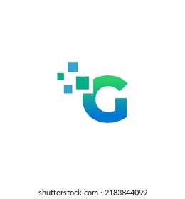 Letter G and tachnology Logo Template vector symbol