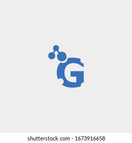 Letter G Tech logo template design in Vector illustration 