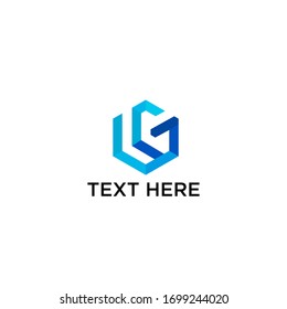 Plantilla de logotipo de diseño de tecnología Letter G