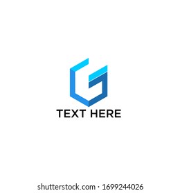 Letter G technology design logo template