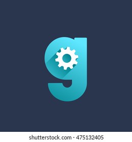 Letter G technology logo icon design template elements