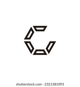 Letter G technology, modern, hexagon geometric symbol simple logo vector