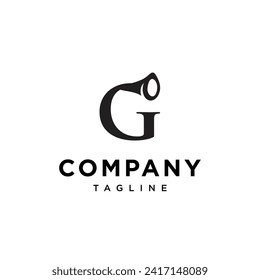 Letter G Trumpet logo icon vector template.eps