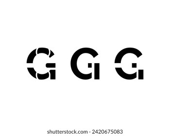  Letra G Typography Fonts gráficos diseña posters stickers.