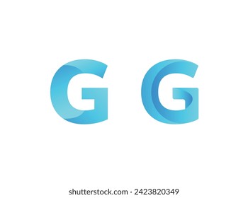 Lettre G Unleashed Abstract Design d'expressionnisme abstrait.