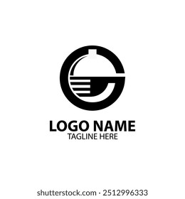 Vector de diseño de logotipo de utensilio de letra G