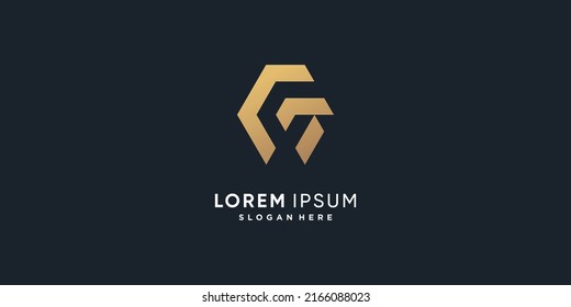 Letter G Vektorsymbol-Design mit kreativem, einzigartigem Premium-Vektorgrafik-Design