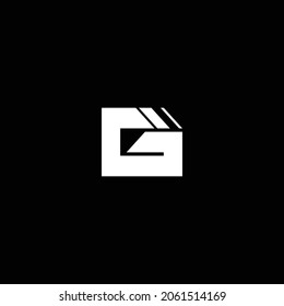 Logo-Design der Vektor-Linie G. Symbol für kreatives Minimalismus-Logo