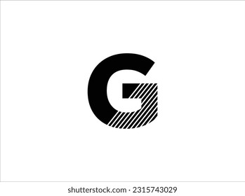 Letra G - ilustración del concepto del logotipo vectorial. Letra G logotipo. Logo abstracto. Plantilla de logotipo del vector. Elemento de diseño, Ilustración vectorial de iconos abstractos basada en la letra G .