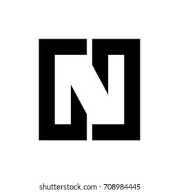 letter G and G vector logo. letter N initial vector logo.