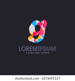 Símbolo del logotipo vectorial de la letra G. Plantilla de logotipo de alfabeto lista para su uso, logotipo inicial moderno