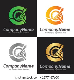 Letter G vector logo template, Colorful Letter G logo, Financial Company Logo, Financial Institute Advisors Logo Design Template Vector Icon