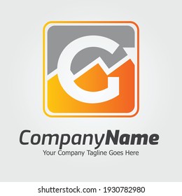 Letter G vector logo template, Colorful Letter G logo, Financial Company Logo, Financial Institute Advisors Logo Design Template Vector Icon