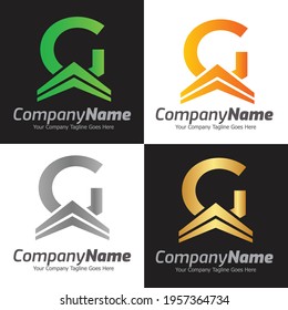 Letter G vector logo template, Colorful Letter G logo, Real Estate, Building and Construction Logo Design Template Vector Icon