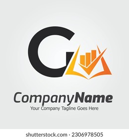 Letter G vector logo template, Colorful Letter G logo, Financial Company Logo, Financial Institute Advisors Logo Design Template Vector Icon
