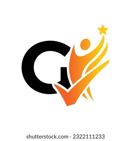 Letter G vector logo template, Colorful Letter G logo, Financial Company Logo, Financial Institute Advisors Logo Design Template Vector Icon