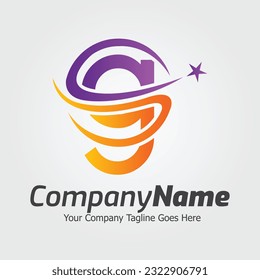 Letter G vector logo template, Colorful Letter G logo, Financial Company Logo, Financial Institute Advisors Logo Design Template Vector Icon