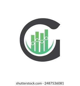 Letter G vector logo template, Colorful Letter G logo, Financial Company Logo, Financial Institute Advisors Logo Design Template Vector Icon