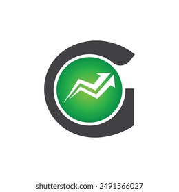 Letter G vector logo template, Colorful Letter G logo, Financial Company Logo, Financial Institute Advisors Logo Design Template Vector Icon