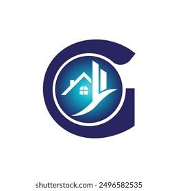 
Letter G vector logo template, Colorful Letter G logo, Real Estate, Building and Construction Logo Design Template Vector Icon

