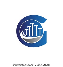 Letra G Vector logo Plantilla, Colorido Letra G logo, Bienes Raíces, Construcción y Construcción Logotipo Diseño Vector de Plantilla Icono