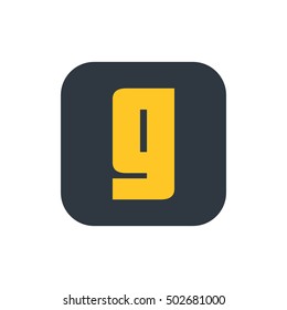 Letter G vector, logo. Useful as branding symbol, corporate identity, alphabet element, app icon, clip art, and illustration.