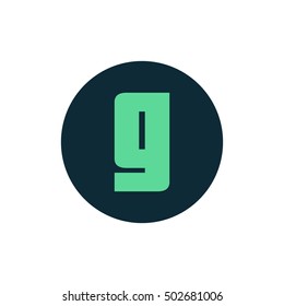 Letter G vector, logo. Useful as branding symbol, corporate identity, alphabet element, app icon, clip art, and illustration.