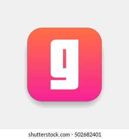 Letter G vector, logo. Useful as branding symbol, corporate identity, alphabet element, app icon, clip art, and illustration.