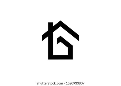 Letter G in vector for Real Estate , Property and Construction Logo design for business corporate sign. Minimal logo design template on white background.
