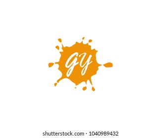 Letter G and Y logo vector
