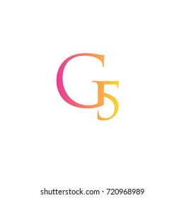 Letter G5 element logo