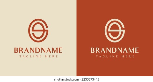 Letter G9 or GG Oval Logo, suitable for any business with G9 or GG initials.