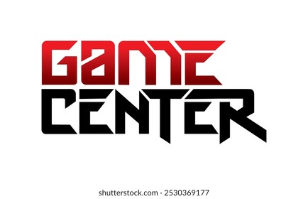 letter game center design vector