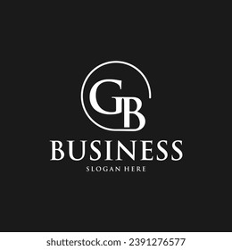 Letter GB logo design template, and marketing logos, element graphic illustration template