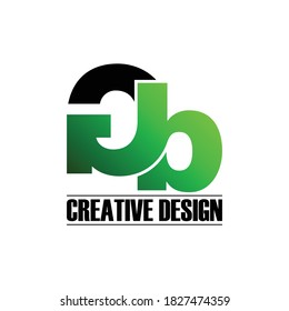 Letter GB - einfaches, modernes Logo-Design