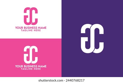 Letter GC Linked logo, GC monogram logo