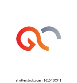 letter GC Logo Design Linked Vector Template. Initial GC Vector Illustration
