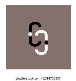 letter GC logo vector, for app design.
