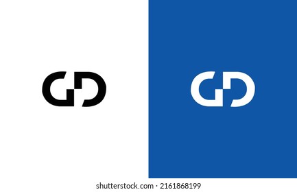 Letter gd Icon Vector Logo Template