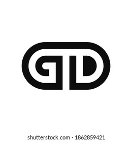 Letter GD initial logo template