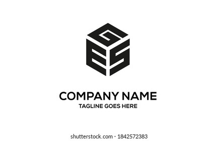 Letter GES Vector Logo Design Template