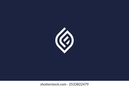 Letra GF Leaf Logo Icono Diseño Vector Diseño Plantilla Inspiración